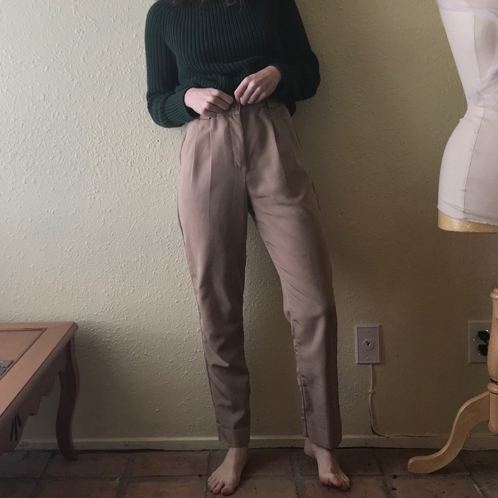 ✨SOLD✨ High waist kaki trousers